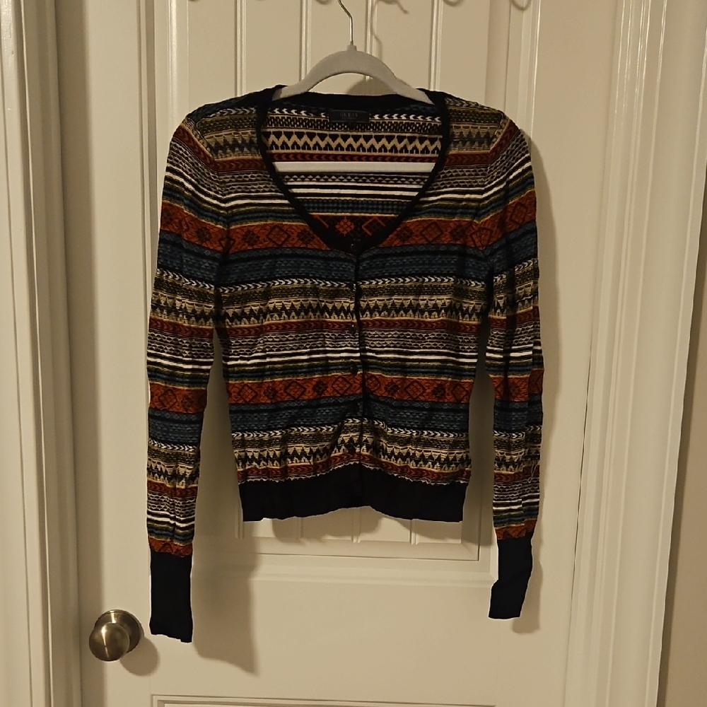 Guess Multicolor Striped Cardigan